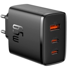 Зарядний пристрій Baseus Cube Pro Fast Charger 2C+U 65W black (P10152301113-00)