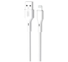 Дата кабель USB 2.0 AM to Lightning 1.0m Rock XO (NB230_L_White)