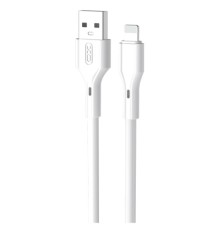 Дата кабель USB 2.0 AM to Lightning 1.0m Rock XO (NB230_L_White)