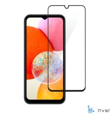 Скло захисне 2E Samsung Galaxy A14 (A145F) 2.5D FCFG black (2E-G-A14-SMFCFG-BB)