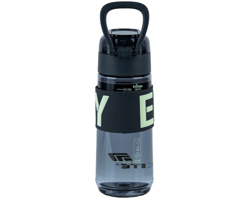 Пляшка для води Kite 550 мл сіра (K25-1232-1)