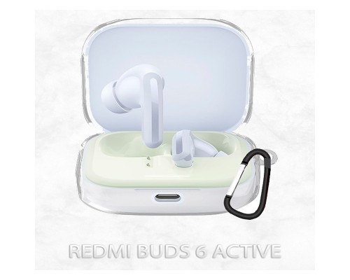 Чохол для навушників BeCover Soft TPU для Xiaomi Redmi Buds 6 Active Transparent (712015)