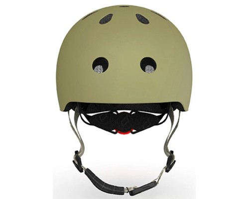 Шолом Scoot&Ride оливковий з ліхтариком 45-51см (SR-181206-OLIVE)
