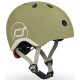 Шолом Scoot&Ride оливковий з ліхтариком 45-51см (SR-181206-OLIVE)