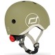 Шолом Scoot&Ride оливковий з ліхтариком 45-51см (SR-181206-OLIVE)