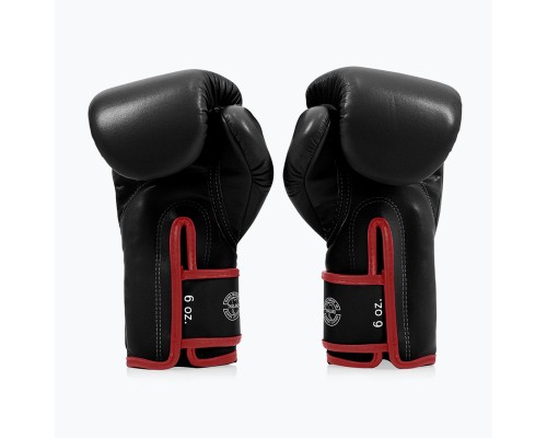 Боксерські рукавички Fairtex BGV14 Black 12 унцій (бинти в комплекті) (BGV14_12oz_Black)
