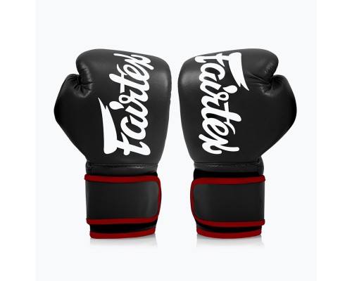 Боксерські рукавички Fairtex BGV14 Black 12 унцій (бинти в комплекті) (BGV14_12oz_Black)