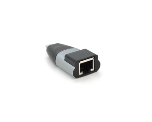 Перехідник USB-C to RJ45 1000Mbps black Voltronic (YT-A-Type-C(M)/RJ-45(F)-B/27019)