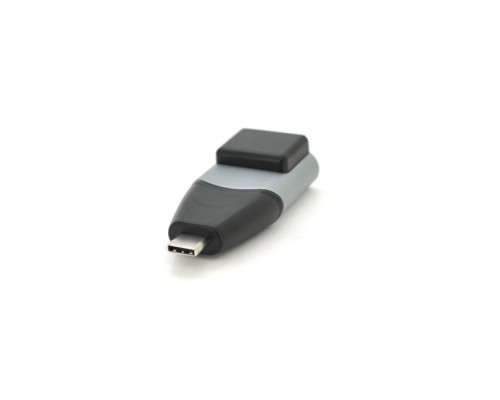 Перехідник USB-C to RJ45 1000Mbps black Voltronic (YT-A-Type-C(M)/RJ-45(F)-B/27019)