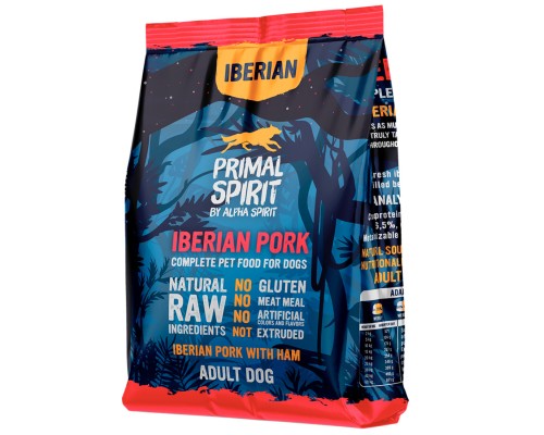 Сухий корм для собак Alpha Spirit Primal Iberian Pork 1 кг (8436586311414)