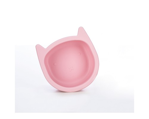 Тарілка дитяча FreeON Kitty, силіконова pink (46330)