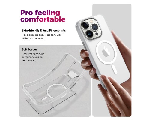 Чохол до мобільного телефона Armorstandart Unit MagCase Apple iPhone 17 Pro Max Matte Clear (ARM86299)