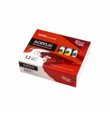 Акрилові фарби Rosa Studio 12*20мл, блістер (4823098538080)