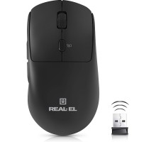 Мишка REAL-EL RM-355W Wireless Black (EL123200054)