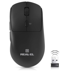 Мишка REAL-EL RM-355W Wireless Black (EL123200054)