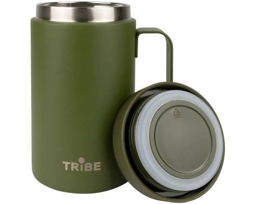 Термокружка Tribe Adventure Mug 450 мл olive (T-FA-0032-olive)