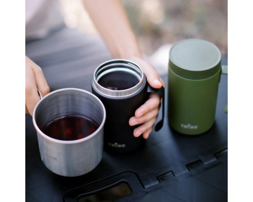 Термокружка Tribe Adventure Mug 450 мл olive (T-FA-0032-olive)