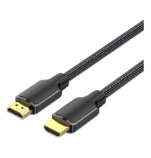 Кабель мультимедійний Cotton Braided 4K HDMI Male to Male Cable 2M Black VENTION (ALLBH)