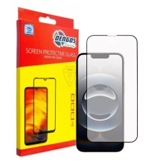 Скло захисне Dengos Full Glue iPhone 16e Black (TGFG-424)