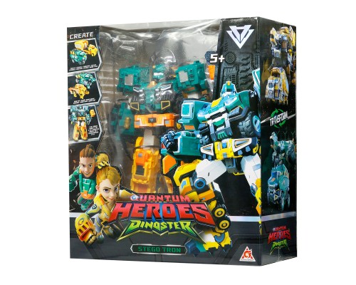 Трансформер Dinoster Стего Трон (2 машини, динозаври) (EU580804)