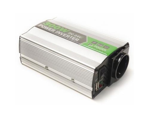 Автомобільний інвертор 24V/220V 300W, USB 5V 1A, HYM300-242 PowerPlant (KD00MS0002) Автомобільний інвертор 24V/220V 300W, USB 5V 1A, HYM300-242 PowerPlant (KD00MS0002)