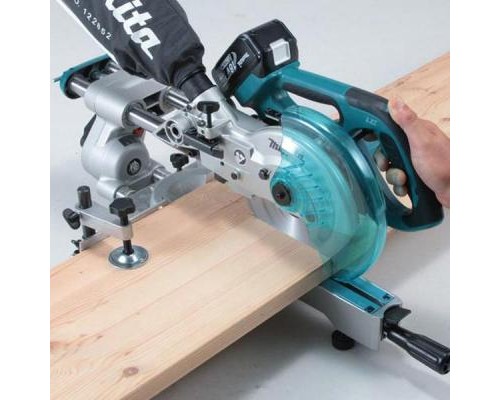 Торцювальна пила Makita аккумуляторная с протяжкой LXT, 18В, 190мм (DLS713Z)