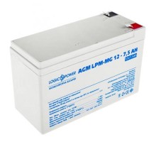Батарея до ДБЖ LogicPower LPM MG 12В 7.5Ач (6554)  Батарея до ДБЖ LogicPower LPM MG 12В 7.5Ач (6554)