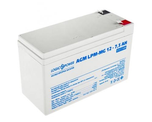 Батарея до ДБЖ LogicPower LPM MG 12В 7.5Ач (6554) Батарея до ДБЖ LogicPower LPM MG 12В 7.5Ач (6554)