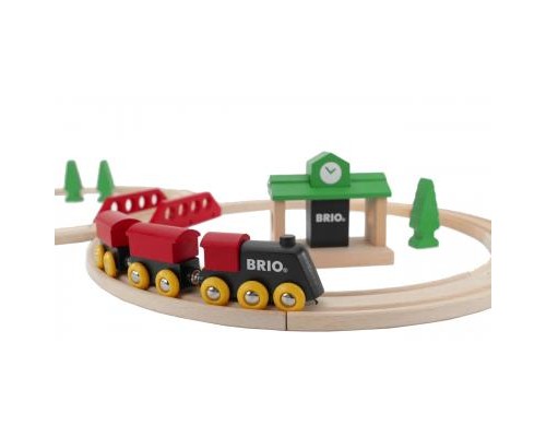 Залізниця Brio Classic набір з вокзалом (33028)