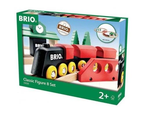 Залізниця Brio Classic набір з вокзалом (33028)