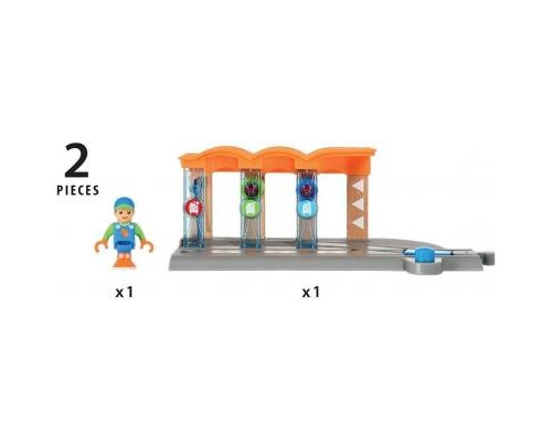 Залізниця Brio World Smart Tech Мийка потягів (33874)