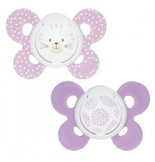 Пустушка Chicco Physio Comfort силіконова 6-16 міс 2 шт рожева (74933.11.00.00)