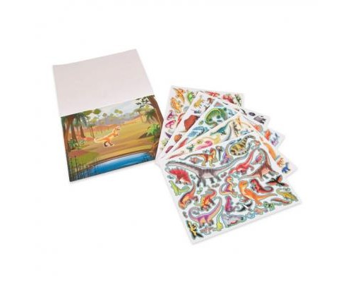 Набір для творчості Melissa&Doug Набір багаторазових наліпок Доісторичний сві (MD9341)