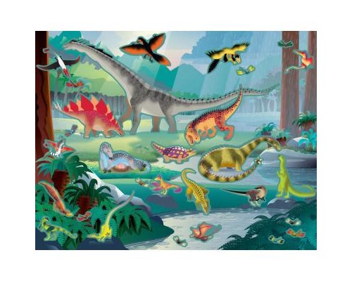 Набір для творчості Melissa&Doug Набір багаторазових наліпок Доісторичний сві (MD9341)