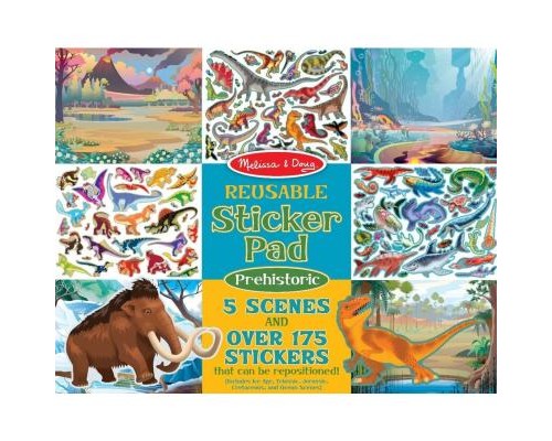 Набір для творчості Melissa&Doug Набір багаторазових наліпок Доісторичний сві (MD9341)