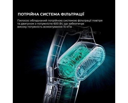 Пилосос Deerma Stick Vacuum Cleaner Cord Gray (DX700S)