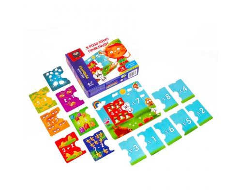 Розвиваюча іграшка Vladi Toys Я вирішую приклади укр (VT5202-10)