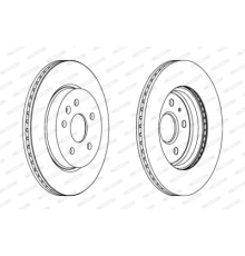 Гальмівний диск FERODO DDF1805C