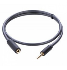 Кабель мультимедійний 3.5mm M to 3.5mm F 1.0m AV124 (Gray) Ugreen (10782)