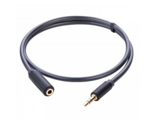 Кабель мультимедійний 3.5mm M to 3.5mm F 1.0m AV124 (Gray) Ugreen (10782)