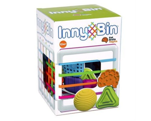 Розвиваюча іграшка Fat Brain Toys Куб-сортер зі стінками-шнурочками InnyBin (F251ML) Розвиваюча іграшка Fat Brain Toys Куб-сортер зі стінками-шнурочками InnyBin (F251ML)