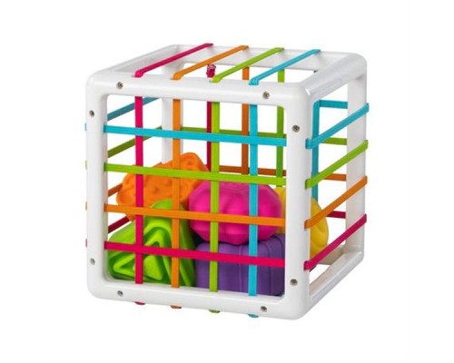 Розвиваюча іграшка Fat Brain Toys Куб-сортер зі стінками-шнурочками InnyBin (F251ML) Розвиваюча іграшка Fat Brain Toys Куб-сортер зі стінками-шнурочками InnyBin (F251ML)