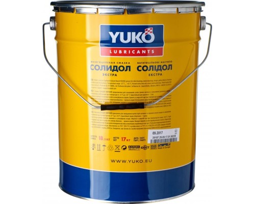 Мастило автомобільне Yuko Солідол Жировий 20л (4820070241433)
