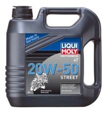 Моторна олива Liqui Moly Motorbike 4T 20W-50 Street 4л. (1696)