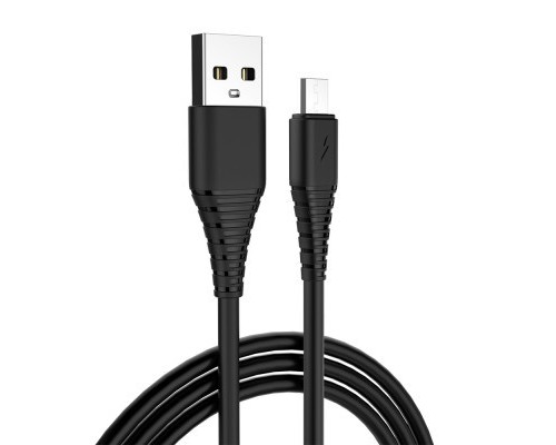 Зарядний пристрій ColorWay 1USB AUTO ID 2A (10W) black + cable micro USB (CW-CHS012CM-BK)