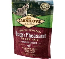 Сухий корм для кішок Carnilove Cat Hairball Controll 400 г (8595602512355)