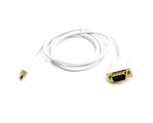 Кабель мультимедійний mini DisplayPort (M) to VGA (M), 1.0m, white PowerPlant (CA912155) Кабель мультимедійний mini DisplayPort (M) to VGA (M), 1.0m, white PowerPlant (CA912155)