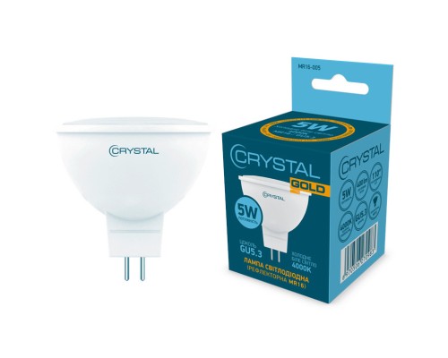 Лампочка CRYSTAL MR16 5W P G5.3 4000K (MR16-005)