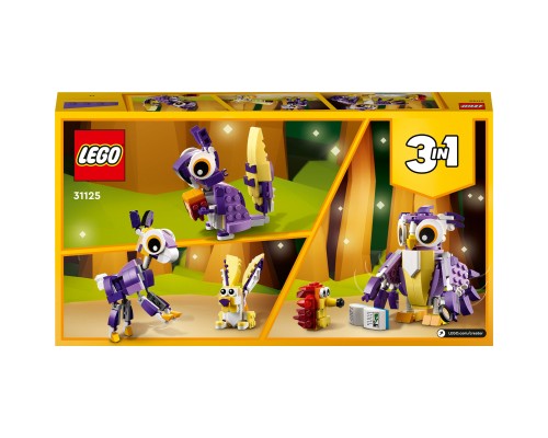 Конструктор LEGO Creator Дивовижні лісові жителі 175 деталей (31125)