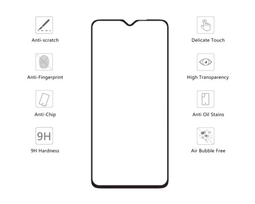 Скло захисне Drobak Tecno Spark 6 Go (242425)